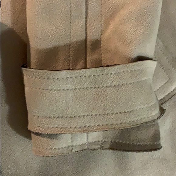 Zara pink suede mid length jacket - Picture 3 of 4